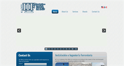 Desktop Screenshot of ingenieriaferroviaria.com