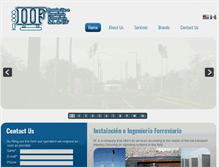 Tablet Screenshot of ingenieriaferroviaria.com